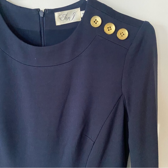 Eliza J. Fit and Flare Knee Length Dress - Size 4 - Dressy Casual, Office - Picture 4 of 14